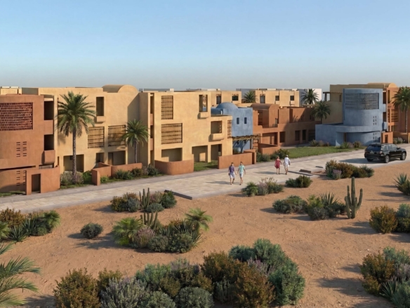 nuba el gouna property for sale architectural presentation rendering