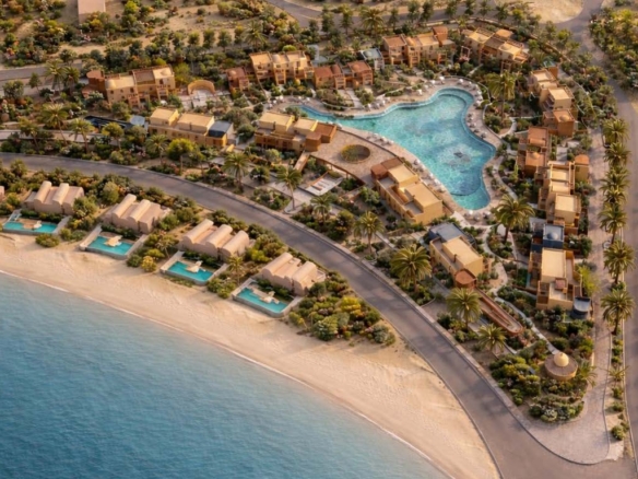 nuba apartments el gouna architectural presentation rendering