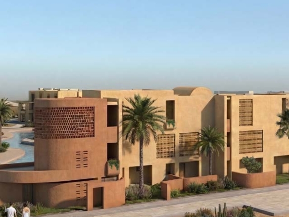 nuba el gouna architectural presentation rendering