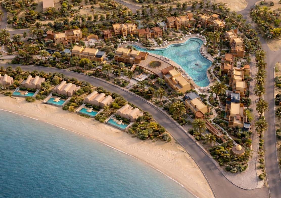 Nuba El Gouna architectural presentation rendering 5