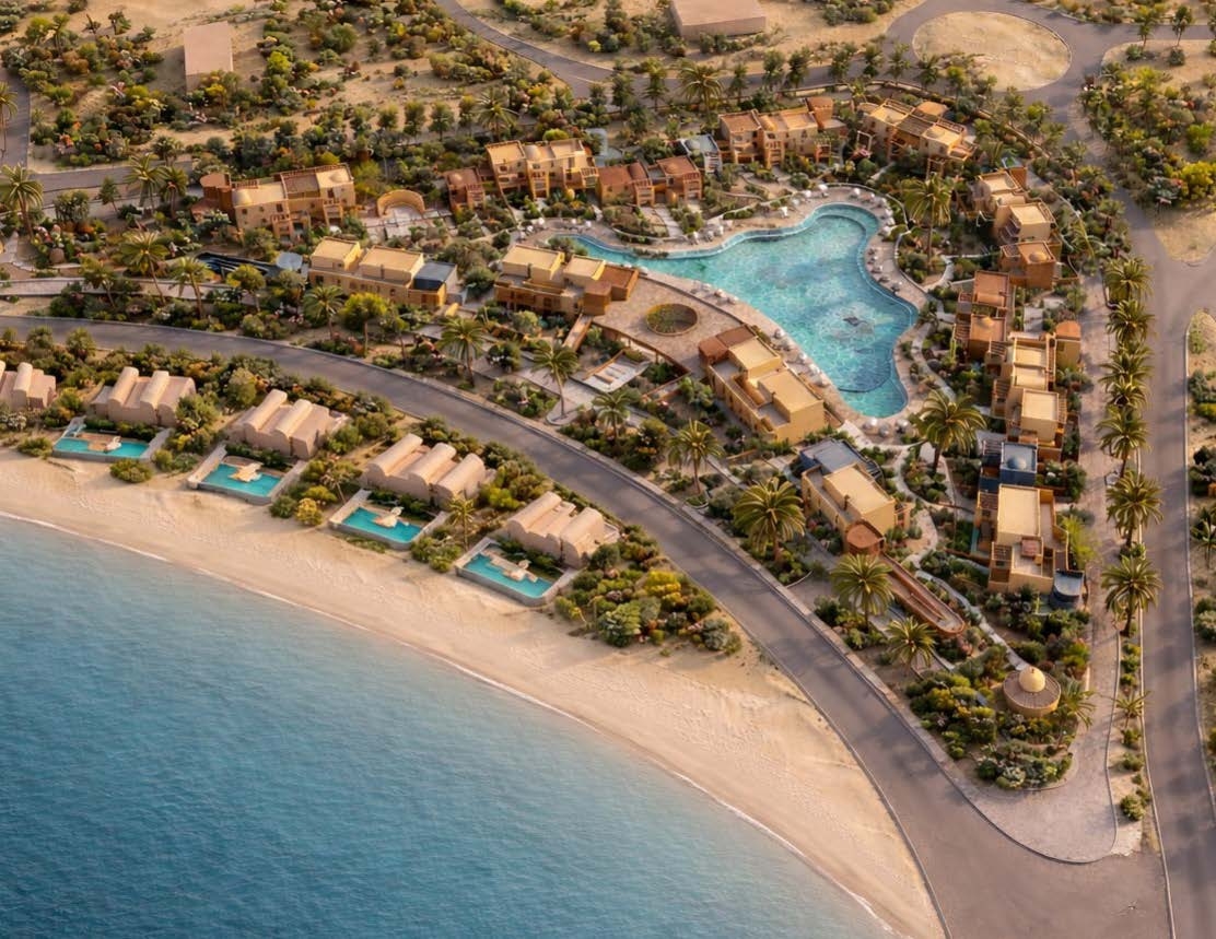291 Nuba El Gouna architectural presentation rendering 5