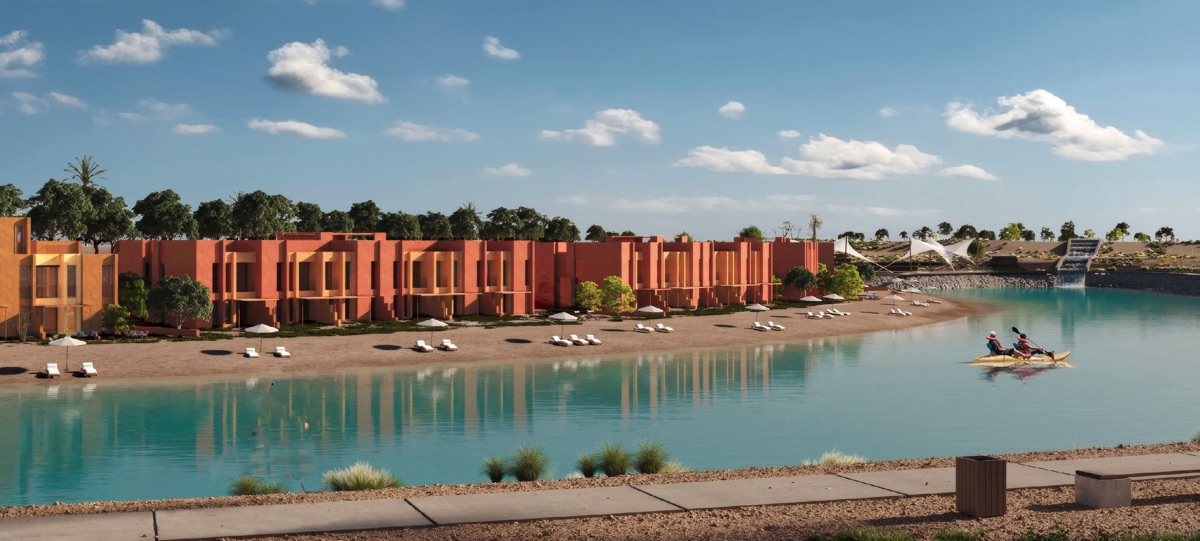 Tuban apartments for sale – waterfront apartment community render Tuban apartments for sale – waterfront apartment community render