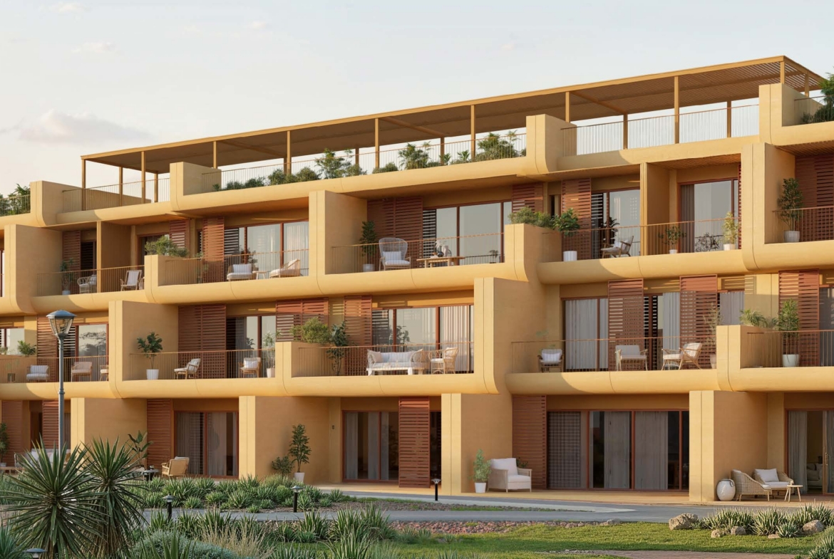 tuban marina el gouna – Marina Island project rendering