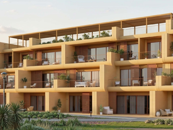 tuban marina el gouna – Marina Island project rendering