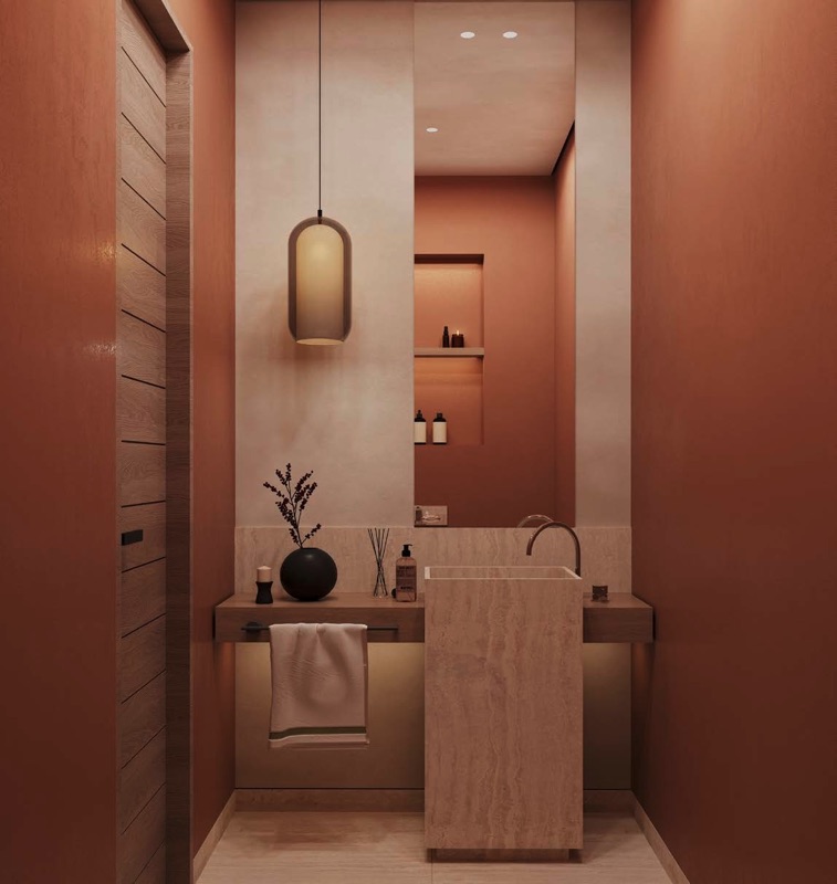 SIBA Skybound townhouse – illustrative guest bathroom SIBA Skybound townhouse – illustrative guest bathroom
