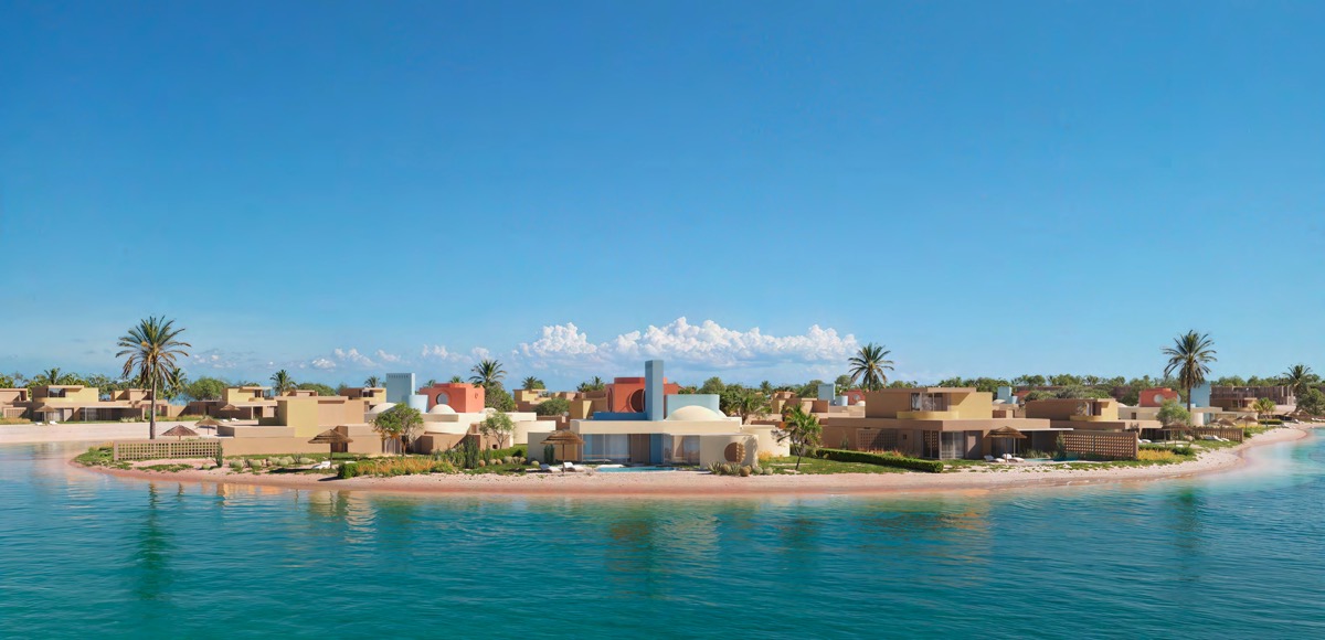 Tuban Islands El Gouna lagoon community panorama