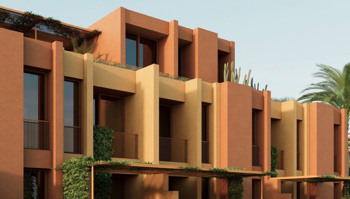 Tuban El Gouna apartments – balconies and facade detail