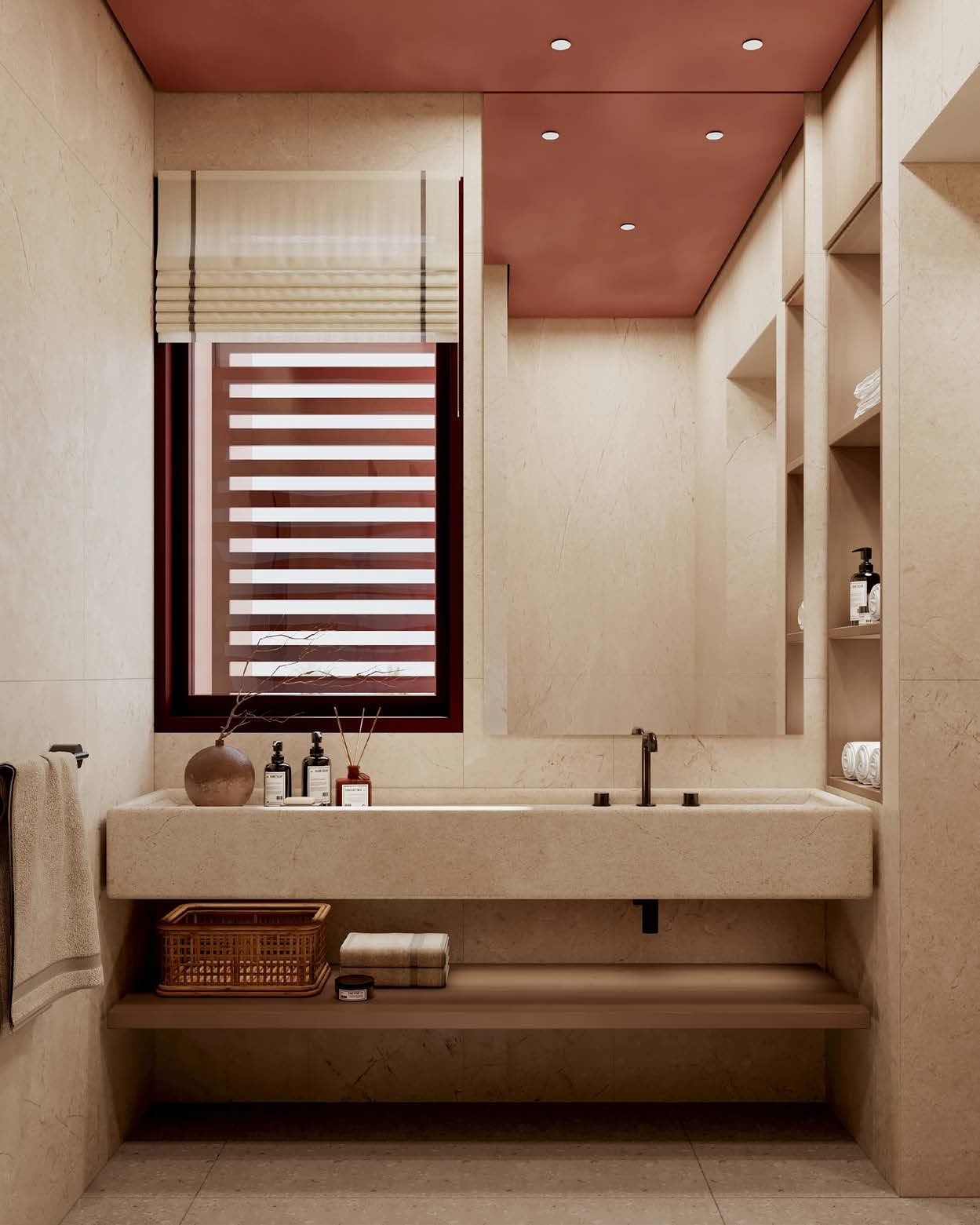 Marina Island by Tuban El Gouna – residential interior design rendering