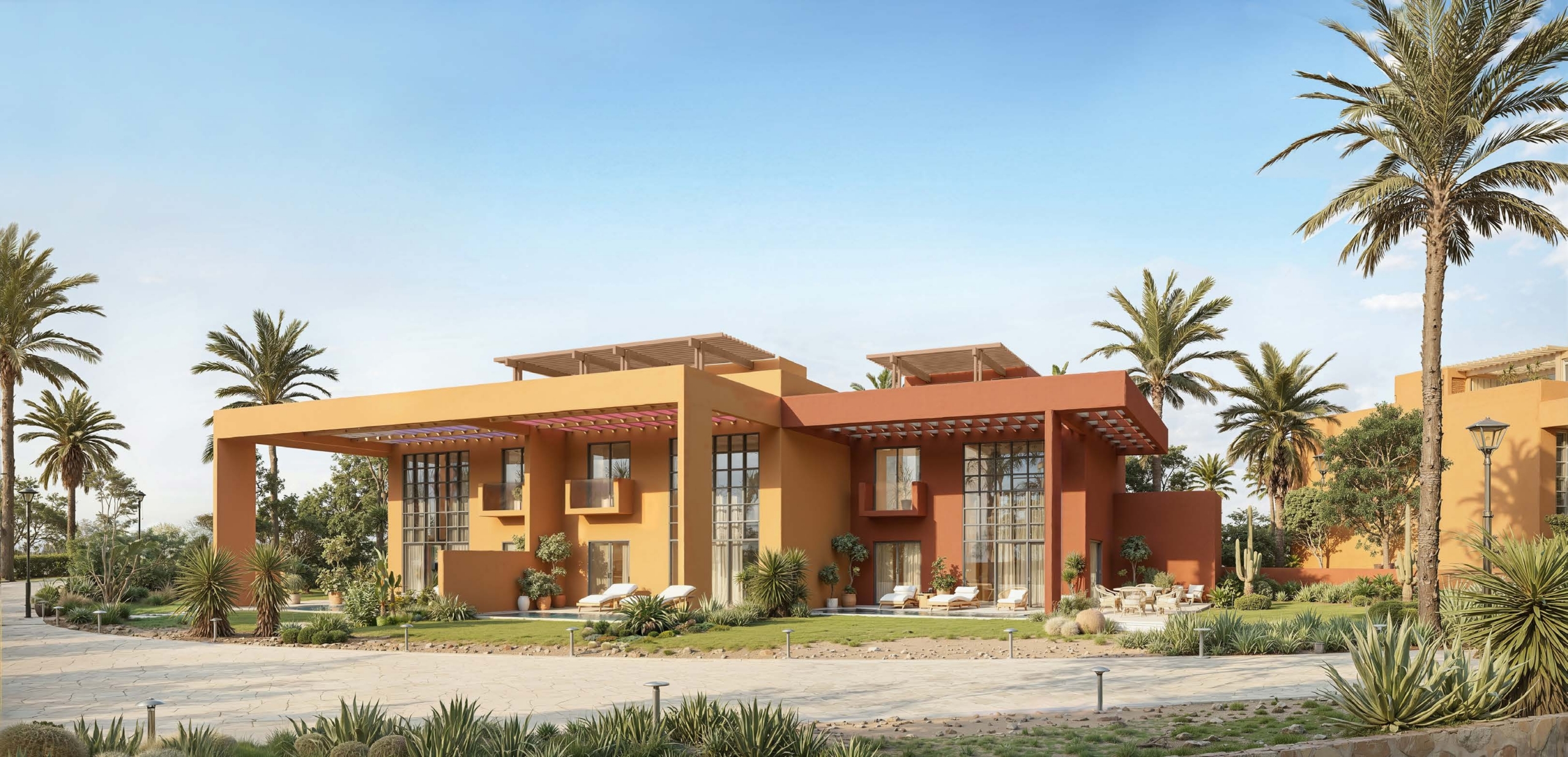 Marina Island by Tuban El Gouna – residential interior design rendering