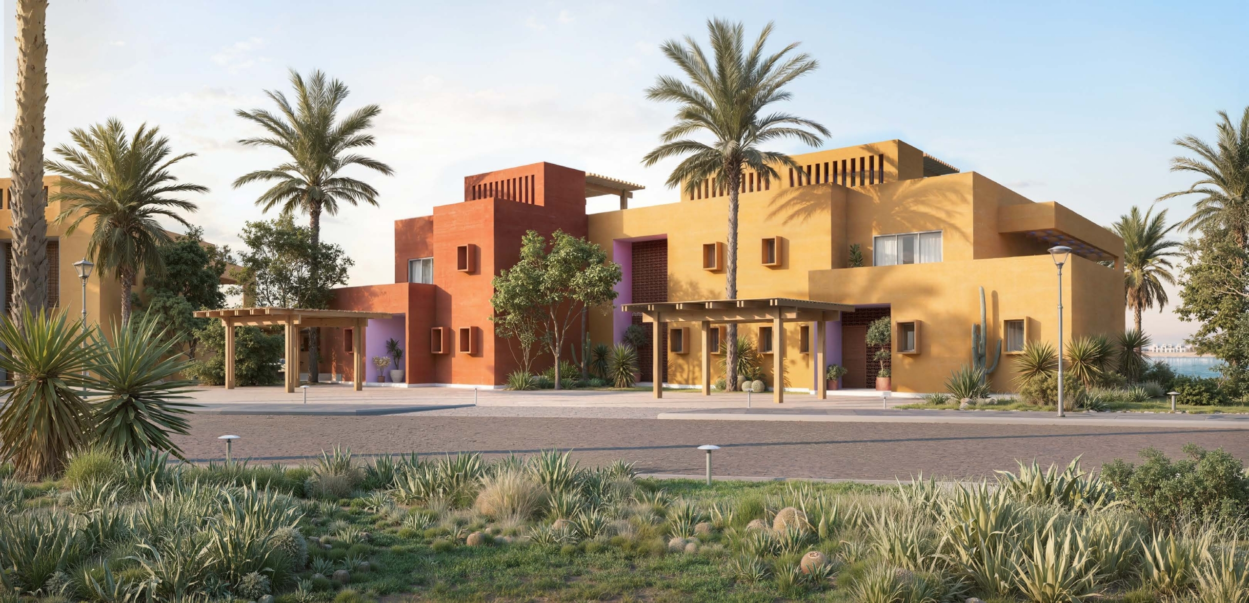 Marina Island by Tuban El Gouna – residential interior design rendering