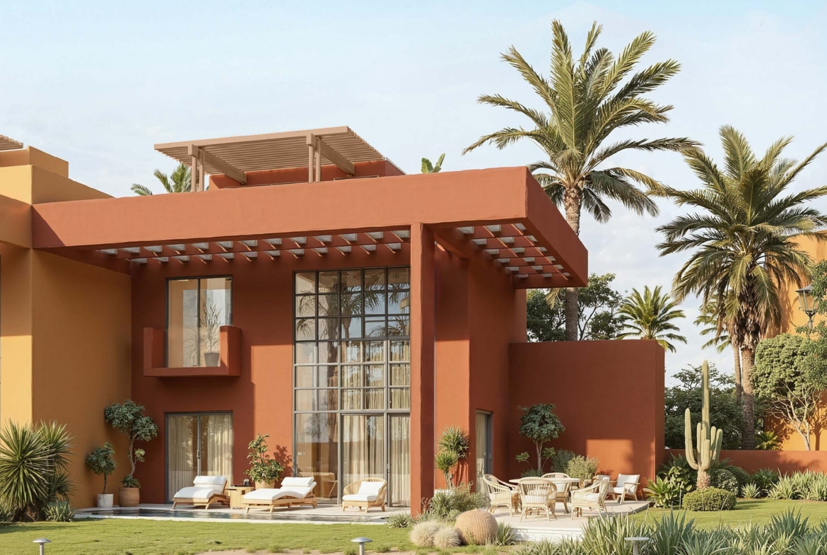 Marina Island by Tuban El Gouna – residential interior design rendering