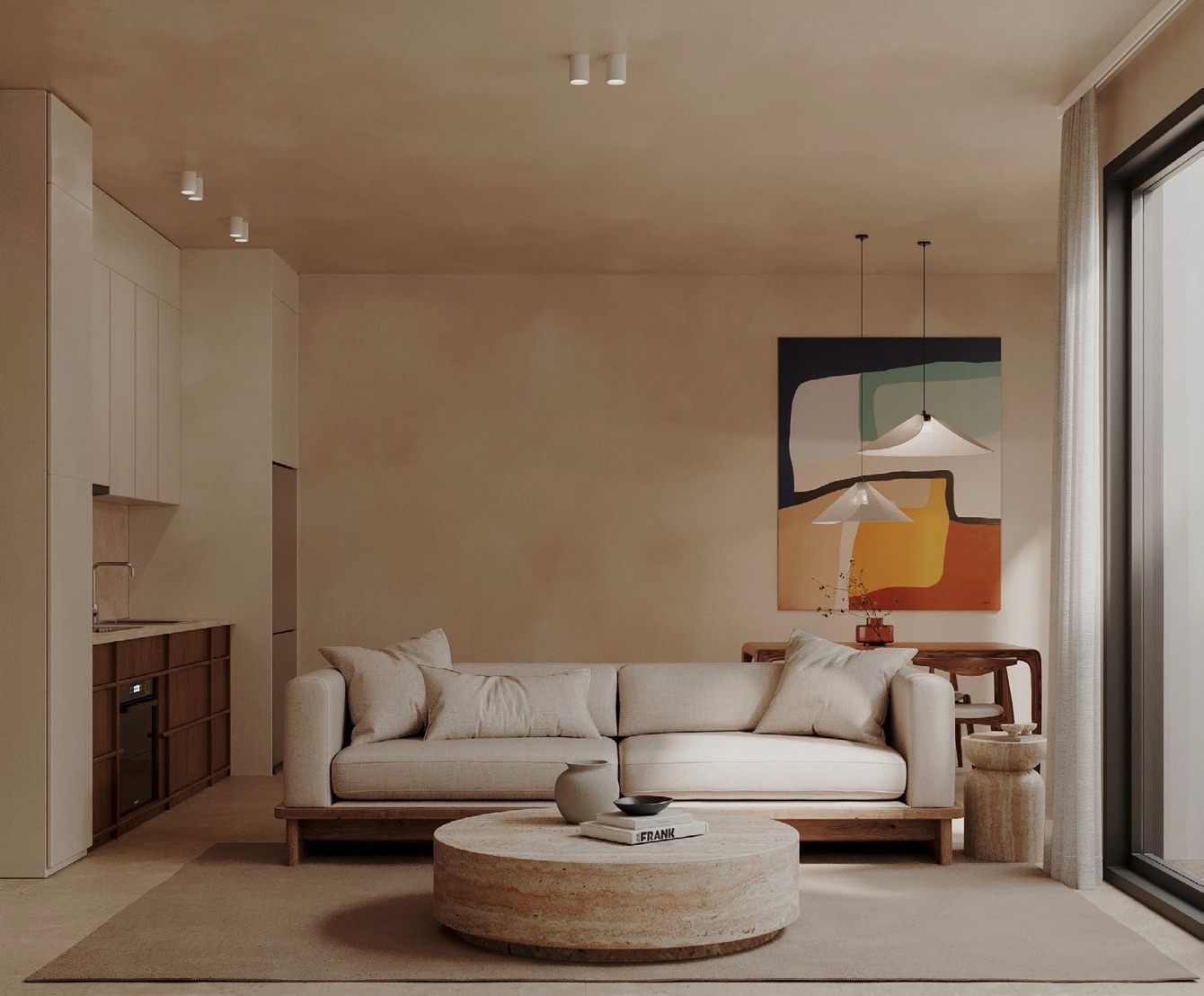 Tuban apartments – illustrative living room interior Tuban apartments – illustrative living room interior