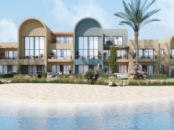 kamaran el gouna chalets – two-bedroom chalet project rendering