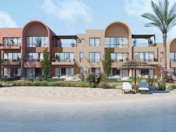 kamaran el gouna chalet for sale – two-bedroom chalet project rendering